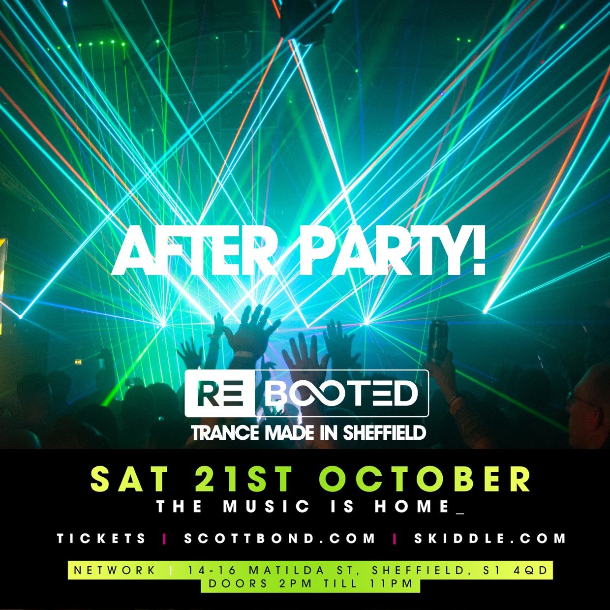 REBOOTED The Music Is Home (official Afterparty)