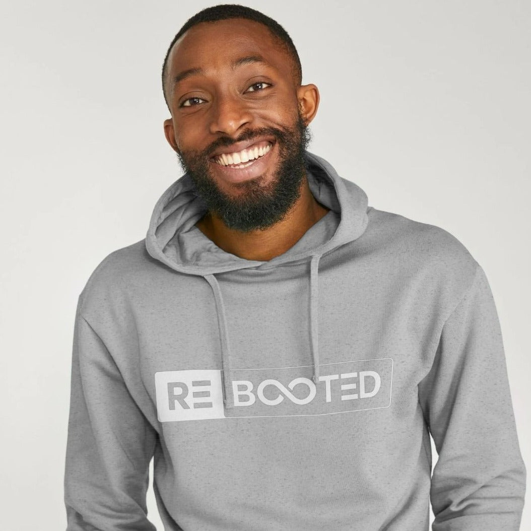 REBOOTED White Logo Pullover Hoodie