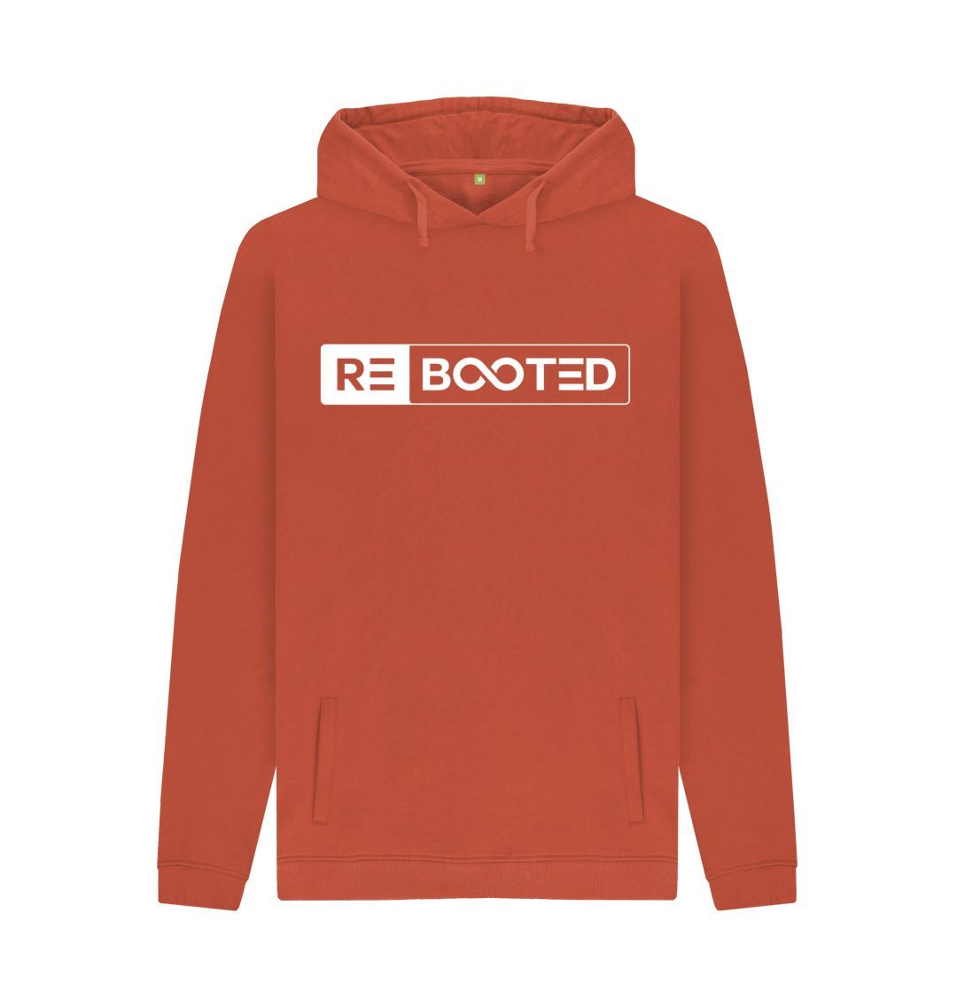 Rust REBOOTED White Logo Pullover Hoodie