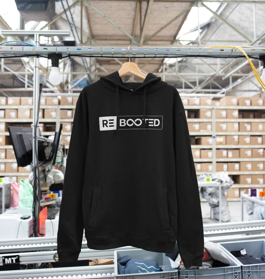 REBOOTED White Logo Pullover Hoodie